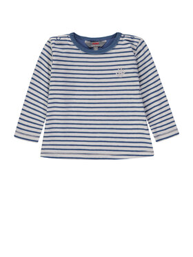 Kanz Kanz Bluzka 1846621-3046 Niebieski Basic Fit