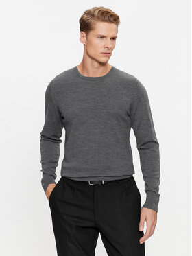 Calvin Klein Calvin Klein Sweter Superior K10K109474 Szary Regular Fit
