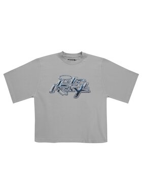 2005 2005 T-Shirt Arcade Szary Oversize