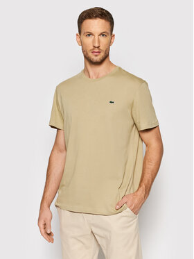 Lacoste Lacoste T-Shirt TH2038 Beżowy Regular Fit