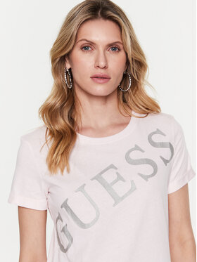 Guess Majica Benita W3RI27 JA914 Roza Regular Fit