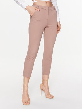 Pinko Pinko Pantaloni din material Bello 100155 A0HM Maro Regular Fit