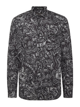 PHILIPP PLEIN PHILIPP PLEIN Košile 18829 Černá Fitted Fit