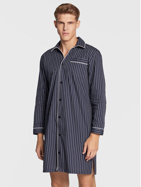 Seidensticker Seidensticker Pižamos marškinėliai 12.120030 Tamsiai mėlyna Regular Fit