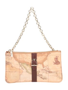 Alviero Martini Prima Classe Alviero Martini Prima Classe Borsa Tracollina due scomparti e catena Marrone