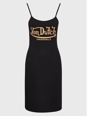 Von Dutch Von Dutch Kleid für den Alltag Kourtney 6260018 Schwarz Slim Fit