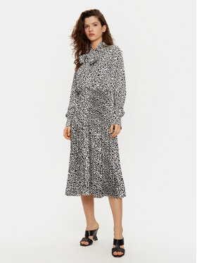 KARL LAGERFELD KARL LAGERFELD Rochie tip cămașă A1W13020 Alb Regular Fit