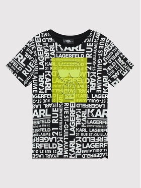 KARL LAGERFELD KARL LAGERFELD T-Shirt Z25367 S Czarny Regular Fit