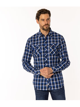 Lee Cooper Lee Cooper Koszula MALT Niebieski Slim Fit