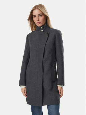 Liu Jo Liu Jo Wollmantel WF6412 T720A Grau Regular Fit