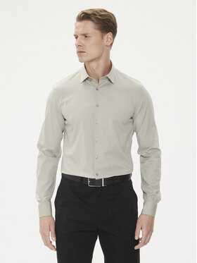 Calvin Klein Calvin Klein Сорочка K10K108229 Сірий Slim Fit
