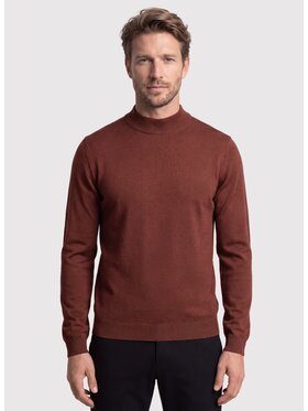 Pako Lorente Pako Lorente Sweter P26WN-2X-015 Miedziany Classic Fit
