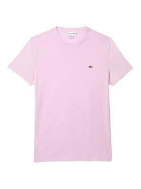 Lacoste Lacoste T-Shirt LACOSTE T-Shirt e Polo Uomo TH6709 Z4H Rosa Różowy Standard Fit