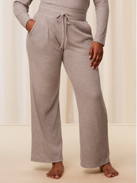 Triumph Triumph Pyjamahose Thermal MyWear Wide Leg Trousers 10216564 Beige Regular Fit