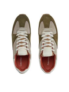 Calvin Klein Tenisice Low Top Lace Up HM0HM01286 Zelena