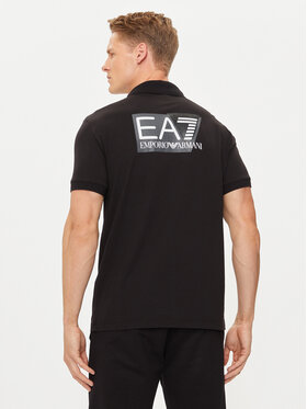 EA7 Emporio Armani Polo 3DPF16 PJ03Z 1200 Crna Regular Fit