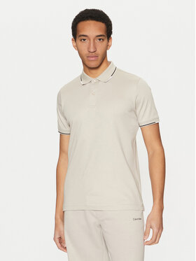Calvin Klein Calvin Klein Tricou polo K10K114130 Bej Regular Fit