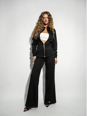 LilaLou LilaLou Dres Coce Czarny Regular Fit