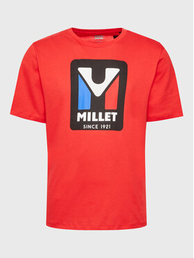Millet Millet Marškinėliai Heritage Ts Ss M Miv9659 Raudona Regular Fit
