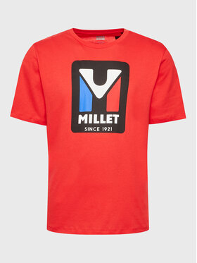 Millet Millet T-shirt Heritage Ts Ss M Miv9659 Crvena Regular Fit