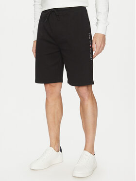 Tommy Hilfiger Tommy Hilfiger Sportske kratke hlače UM0UM03452 Crna Regular Fit
