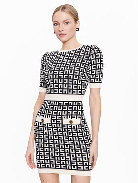 Elisabetta Franchi Elisabetta Franchi Úpletové šaty AM-40Z-31E2-V540 Černá Slim Fit