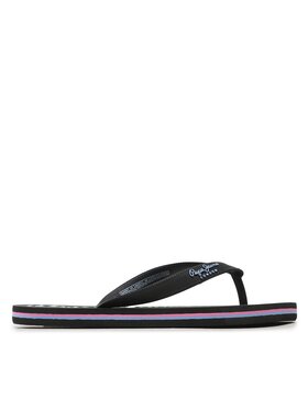 Pepe Jeans Pepe Jeans Japonki Bay Beach Claic Brand W PLS70143 Czarny