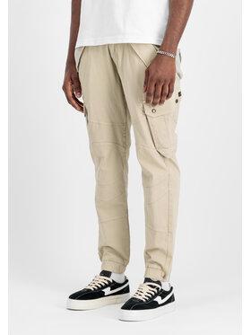 Alpha Industries Alpha Industries Spodnie cargo Combat Pant Beżowy Lyon Tapered Fit