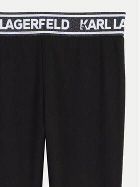 Karl Lagerfeld Kids Leggings Z30202 D Crna Slim Fit