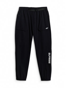 4F 4F Joggery WHEEL & WAVE Czarny Regular Fit