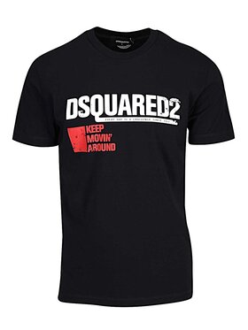 Dsquared2 Dsquared2 T-shirt S71GD1462 Nero Regular Fit