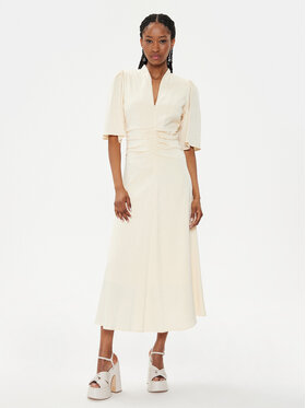 Gestuz Gestuz Kleid für den Alltag Brina 10908884 Écru Regular Fit