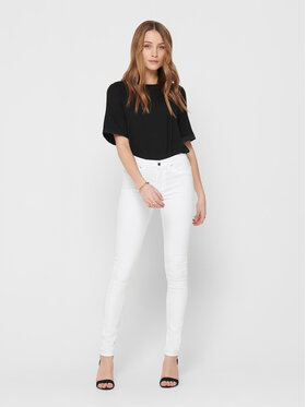 ONLY Jeans Hlače 15195647 Bela Skinny Fit