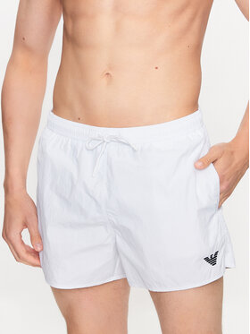 Emporio Armani Emporio Armani Pantaloni scurți pentru înot 211756 3R422 00010 Alb Regular Fit