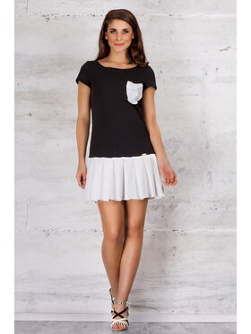 Infinite You Infinite You Sukienka letnia M060 Czarny Basic Fit