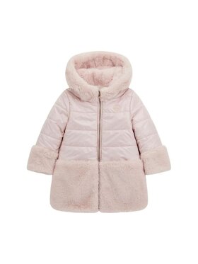 Guess Guess Μπουφάν χειμωνιάτικο giubbino bambina ballet pink Ροζ Long Fit