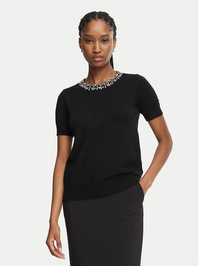 Rinascimento Rinascimento Bluză CFM0012301003 Negru Regular Fit