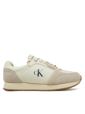Calvin Klein Jeans Calvin Klein Jeans Sneakersy Retro Sock Runner Mg YM0YM01152 Beżowy