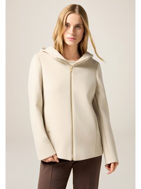 Oltre Oltre Cappotto 8722R001289N002 Écru Baggy Fit