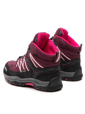 CMP Trekking čevlji Kids Rigel Mid Trekking Shoe Wp 3Q12944 Bordo Rdeča