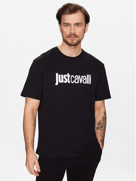Just Cavalli Just Cavalli T-shirt 74OBHG00 Noir Regular Fit