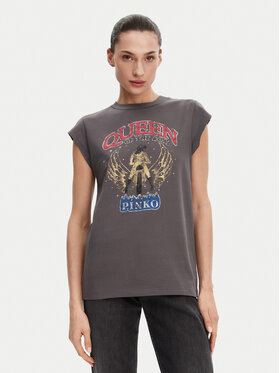 PINKO PINKO Tricou Marrakech 104603 A2DA Gri Regular Fit