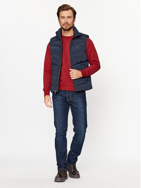 Woolrich Prsluk Premium CFWOOU0776MRUT3515 Tamnoplava Regular Fit