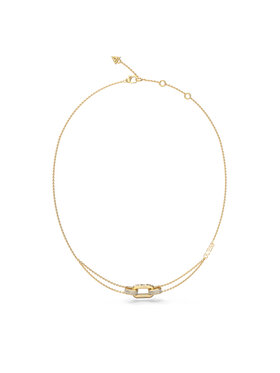 Guess Guess Naszyjnik JUBN04 580JW Złoty
