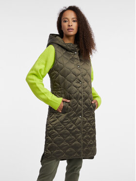 Orsay Orsay Bezrękawnik 808008872000__34 Khaki Straight Fit