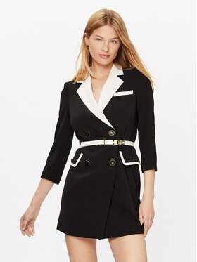 Elisabetta Franchi Elisabetta Franchi Rochie cocktail AB-445-32E2-V650 Negru Regular Fit