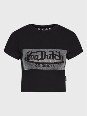 Von Dutch Von Dutch T-shirt Anna 6230063 Crna Regular Fit