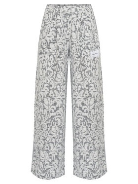 Magda Matyja Magda Matyja Spodnie dresowe PALAZZO TROUSERS Szary Loose Fit