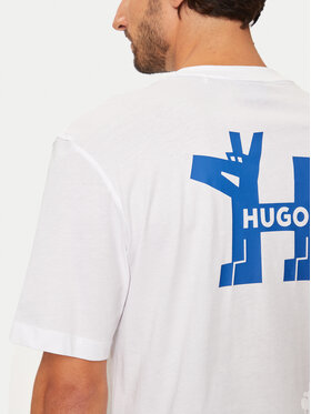 Hugo Majica Noladogg 50523830 Bela Regular Fit