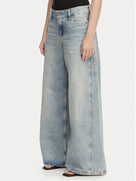 Karl Lagerfeld Jeans Karl Lagerfeld Jeans Blugi B2W10087 Albastru deschis Wide Leg
